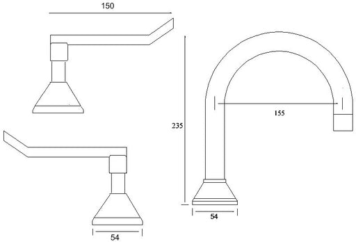 Millennium Waterfall Care Hob Spa Set