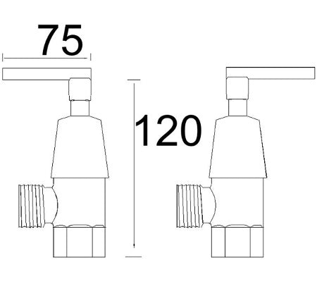 Millennium Waterpoint Lever Washing Machine Set