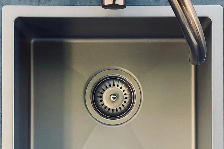 Meir Lavello Sink Strainer and Waste Plug Basket with Stopper
