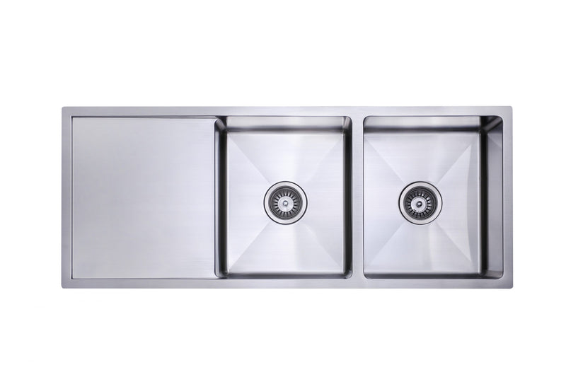 Modern National Double Bowl Sink 1100 X 450 X 200MM - 22L + 26L