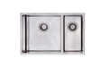 Modern National One & Half Bowl Sink  670x440x200/180MM - 14L + 31L