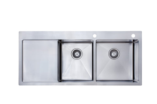 Modern National One & 3 Quarter Bowl Sink  1160 x 510 x 200/195MM - 23L + 31L