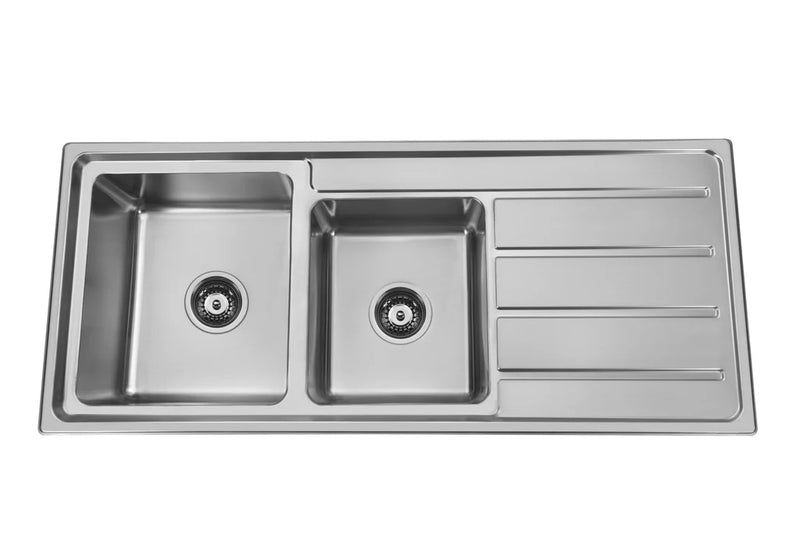 Suprema 1 & 3/4 bowl with drainer
