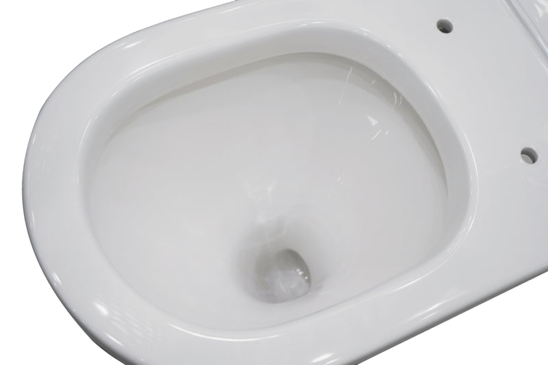 Zumi Vera Extra High Whirlpool Flushing Back to Wall Toilet Suite