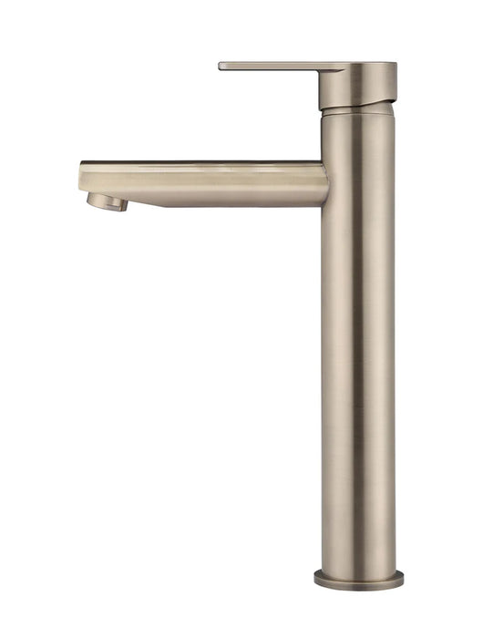 Meir Round Tall Basin Mixer - Paddle Handle