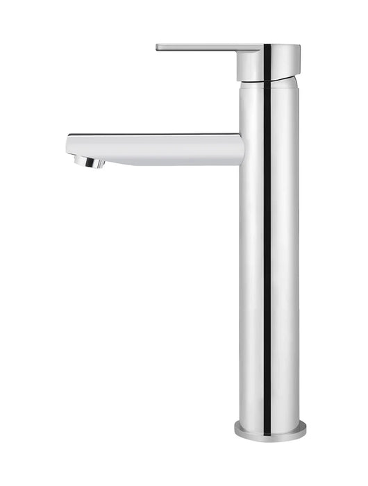 Meir Round Tall Basin Mixer - Paddle Handle