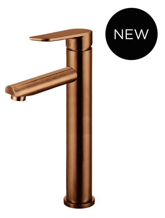 Meir Round Tall Basin Mixer - Paddle Handle