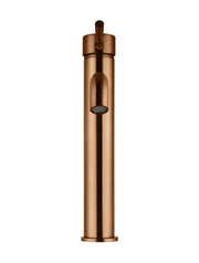 Meir Round Tall Basin Mixer Curved lustre bronze