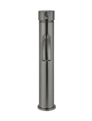 Meir Round Tall Basin Mixer Curved gun metal