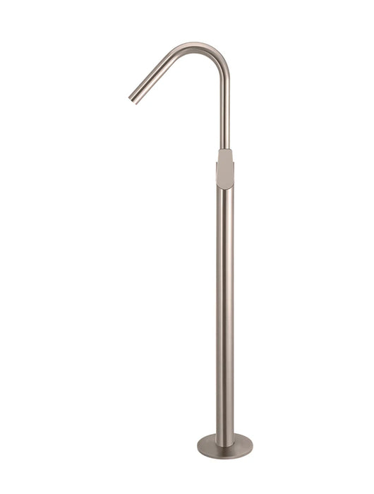 Meir Round Paddle Freestanding Bath Spout and Hand Shower