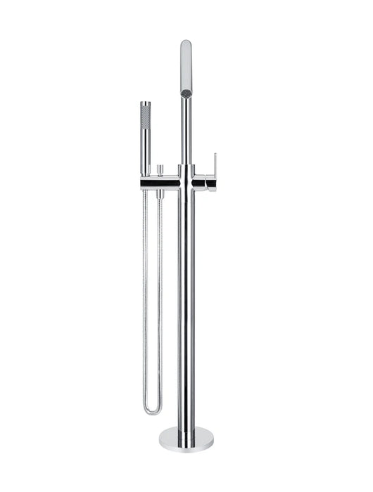 Meir Round Paddle Freestanding Bath Spout and Hand Shower