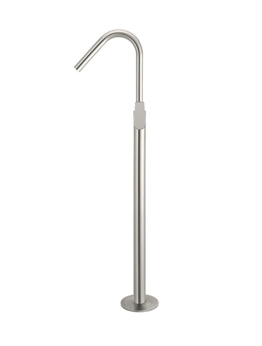 Meir Round Paddle Freestanding Bath Spout and Hand Shower