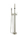 Meir Round Paddle Freestanding Bath Spout and Hand Shower