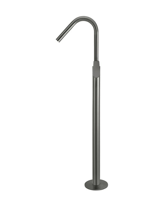Meir Round Paddle Freestanding Bath Spout and Hand Shower