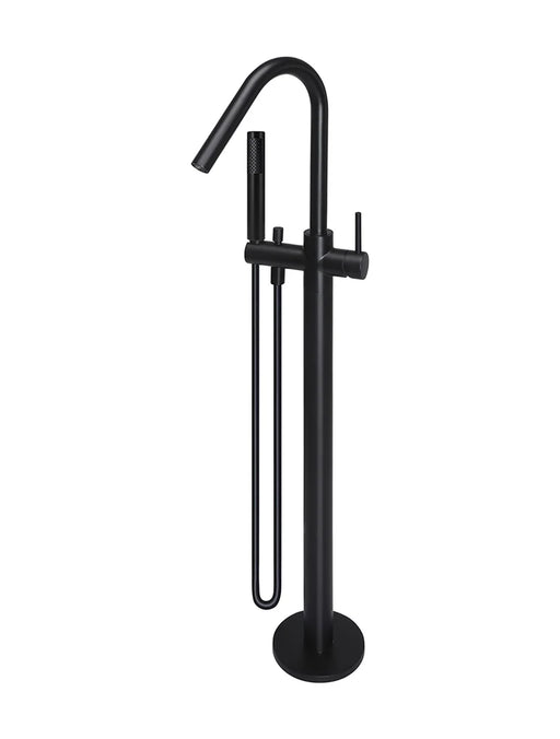 Meir Round Paddle Freestanding Bath Spout and Hand Shower