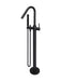 Meir Round Paddle Freestanding Bath Spout and Hand Shower
