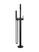 Meir Round Paddle Freestanding Bath Spout and Hand Shower