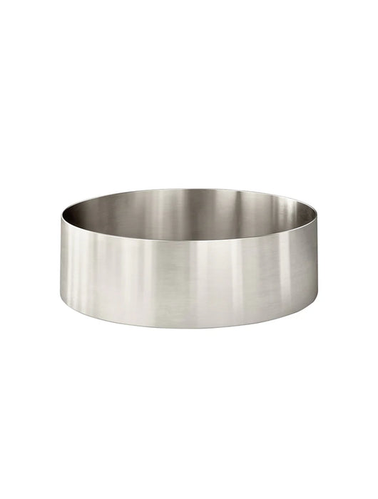 Meir Steel Round Bathroom Basin 380 x 110