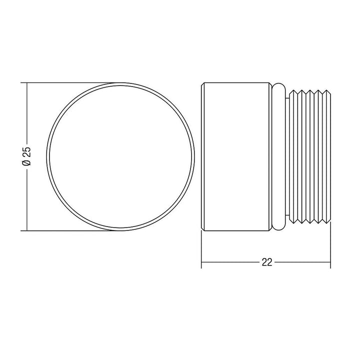 Conserv Meter-Beater® Spindle Flush Plug