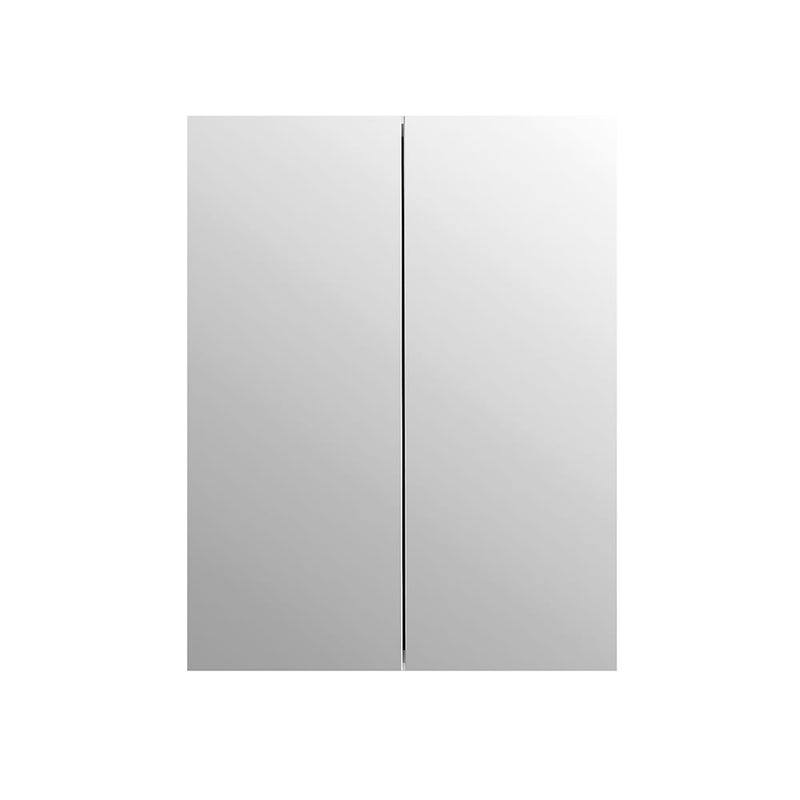 BNK Naga 600mm Shaving Mirror Cabinet  PVC  Pencil Edge