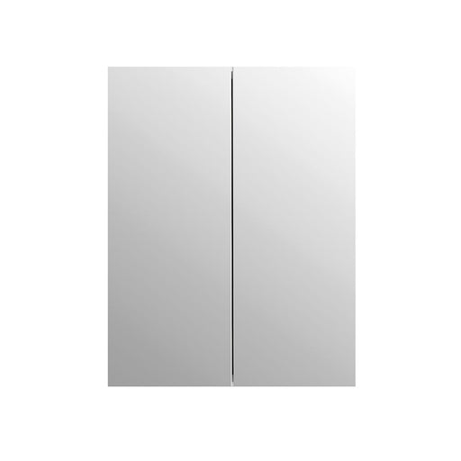 Naga 600mm Shaving Mirror Cabinet  PVC  Pencil Edge