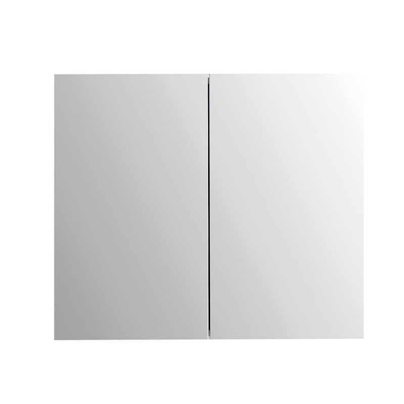 BNK Naga 900mm Plywood Timber Wood Grain Shaving Mirror Cabinet With Shelf