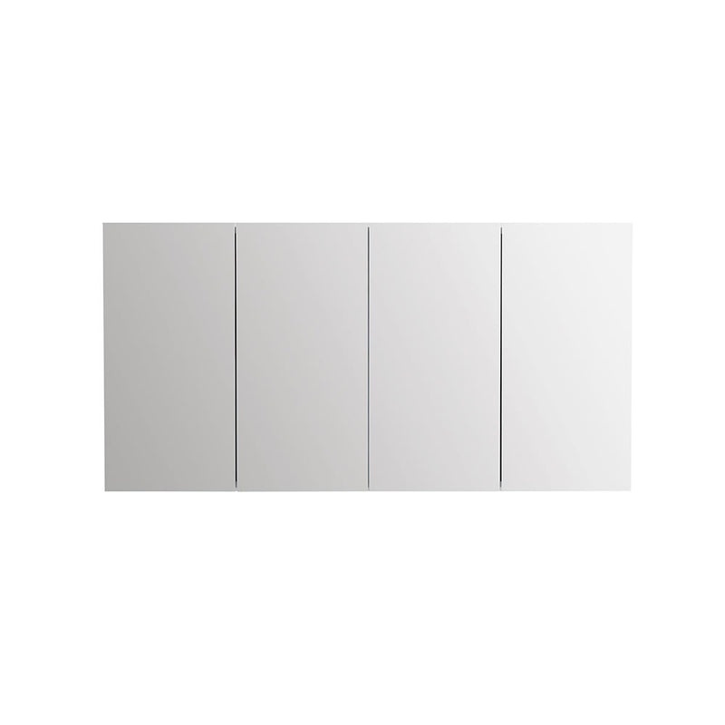 BNK Naga 1500mm Plywood Timber Wood Grain Shaving Mirror Cabinet 3 Doors With Shelf