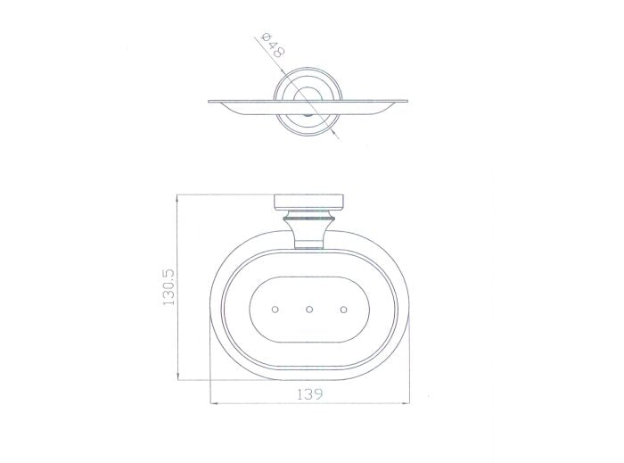 Modern National Medoc Soap Dish