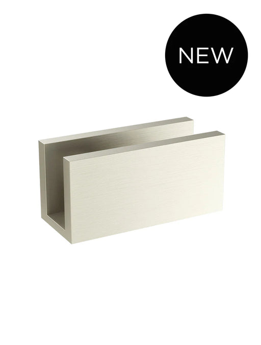 Meir Glass Fixing U Bracket brushed nickel