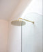 Round Wall Shower Curved Arm 400mm