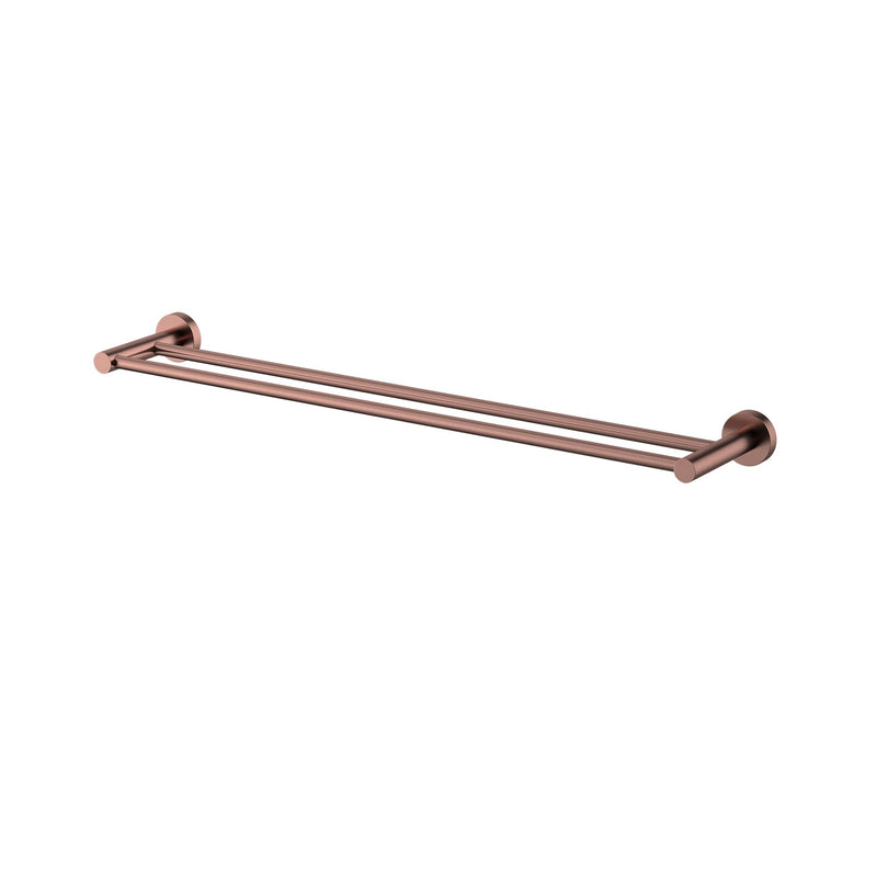 Modern National Mirage Double Towel Rail 600mm
