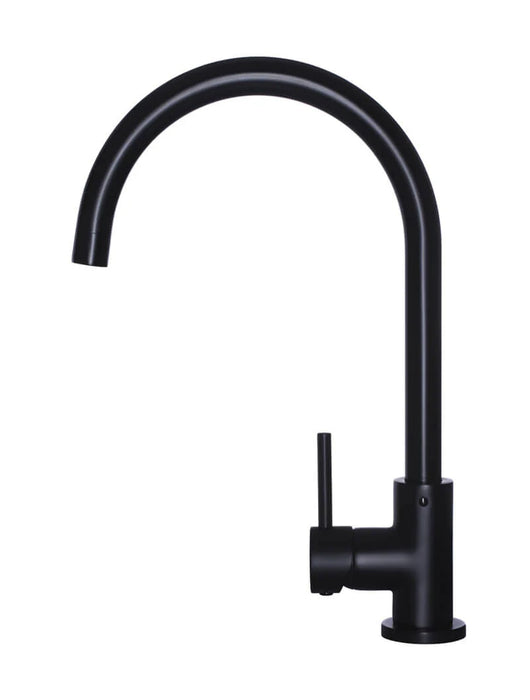 Meir Round Gooseneck Kitchen Mixer Tap