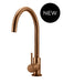 Meir Round Gooseneck Kitchen Mixer Tap