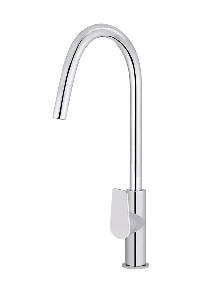 Meir Round Paddle Piccola Pull Out Kitchen Mixer Tap