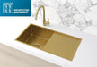Meir Lavello Kitchen Sink - Single Bowl & Drainboard 840 x 440