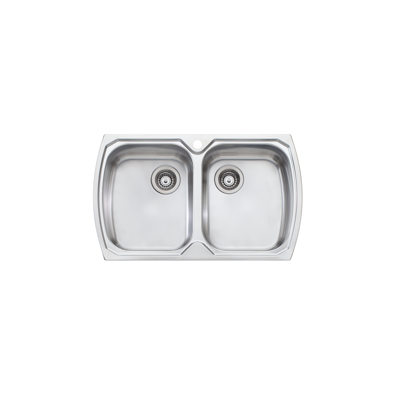 Oliveri Monet Double Bowl Topmount Sink
