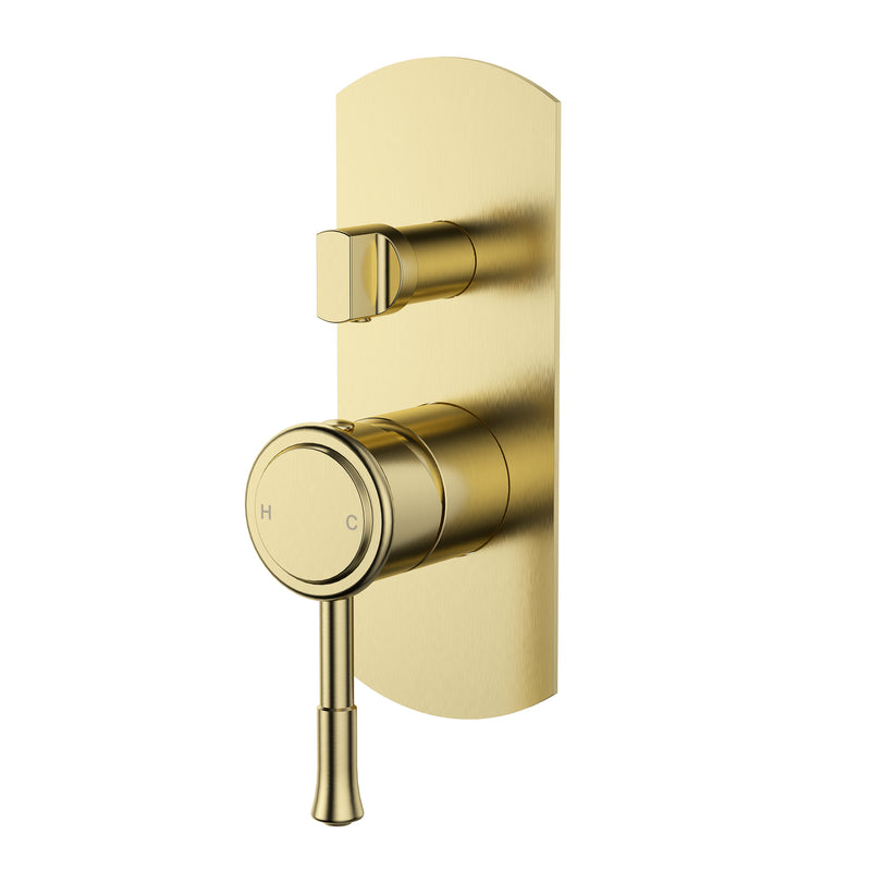 Modern National Montpellier Diverter Mixer - Electroplated & PVD