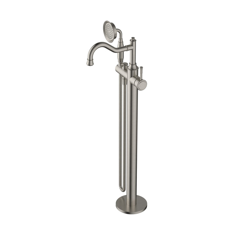 Modern National Montpellier Freestanding Bath Mixer with Handshower