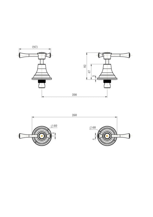 Modern National Montpellier Wall Top Assemblies