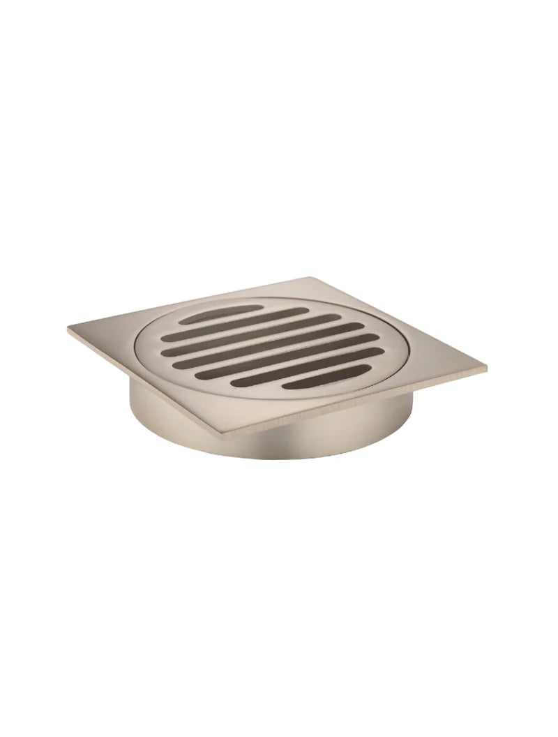 Meir Square Floor Grate Shower Drain 100mm Outlet