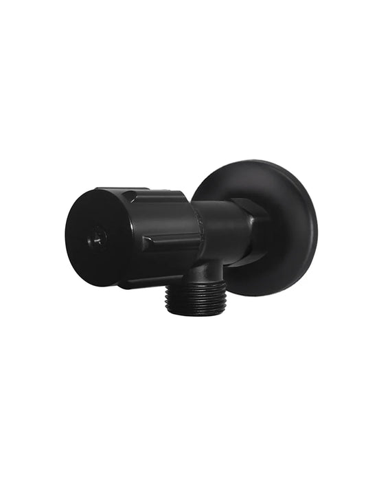 Meir Round Mini Stop Cistern Tap with backplate