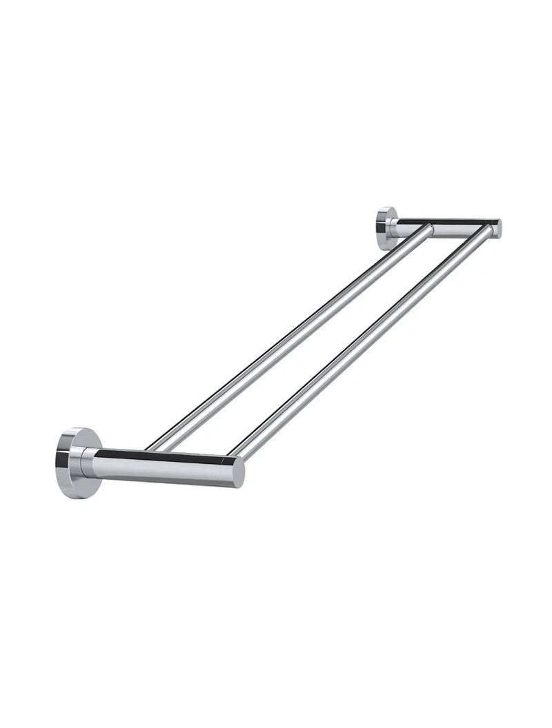 Meir Round Double Towel Rail 600mm