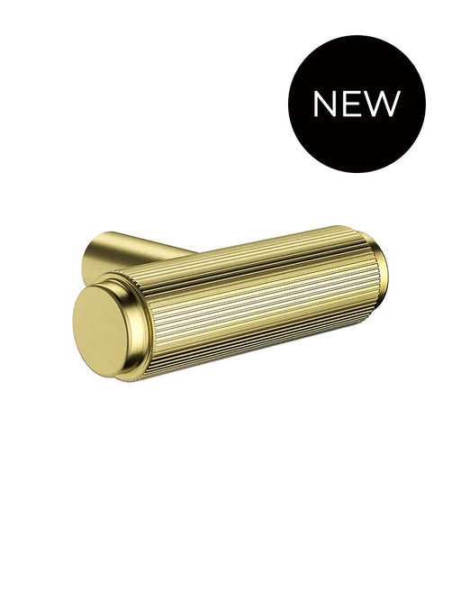 Meir Öppen T-Pull Cabinet Handle (Linear Knurled)