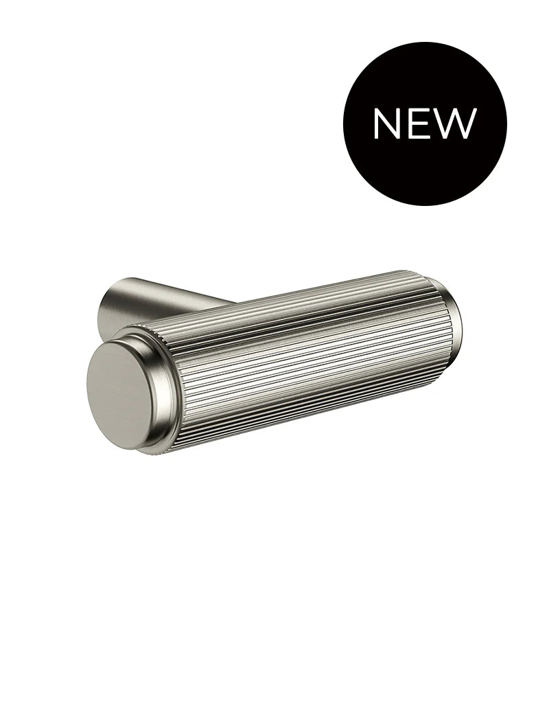 Meir Öppen T-Pull Cabinet Handle (Linear Knurled)