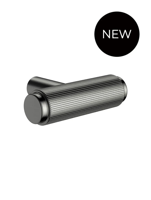 Meir Öppen T-Pull Cabinet Handle (Linear Knurled)