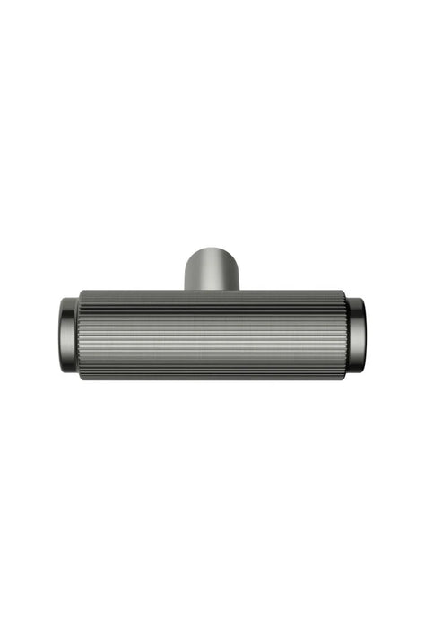 Meir Öppen T-Pull Cabinet Handle (Linear Knurled)