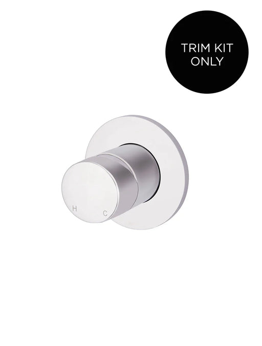 Meir Round Wall Mixer Pinless Handle Trim Kit (In-wall Body Not Included)