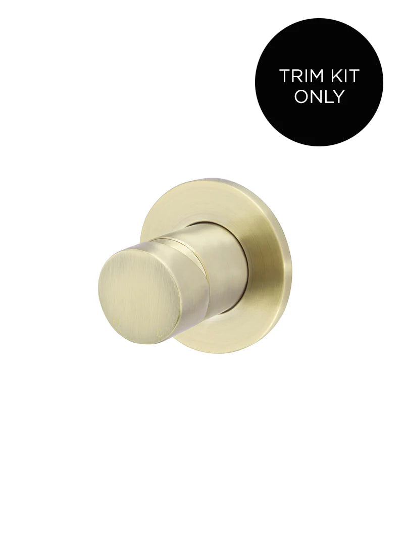 Meir Round Wall Mixer Pinless Handle Trim Kit (In-wall Body Not Included)