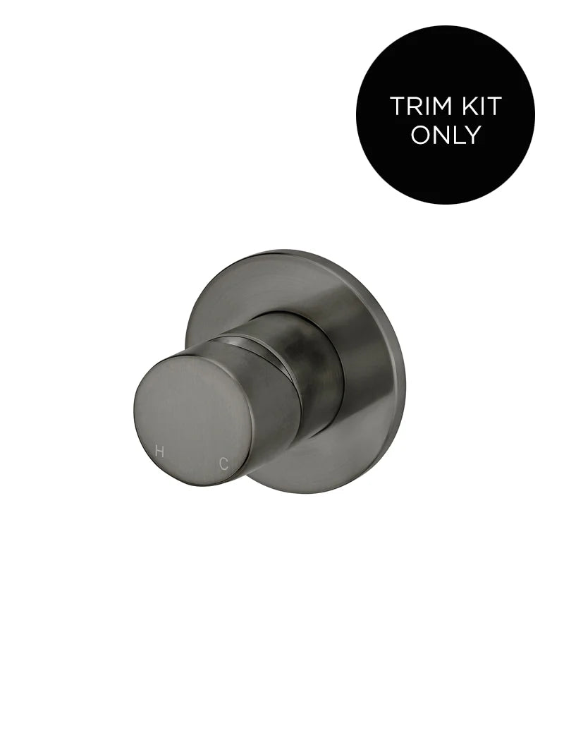 Meir Round Wall Mixer Pinless Handle Trim Kit (In-wall Body Not Included)