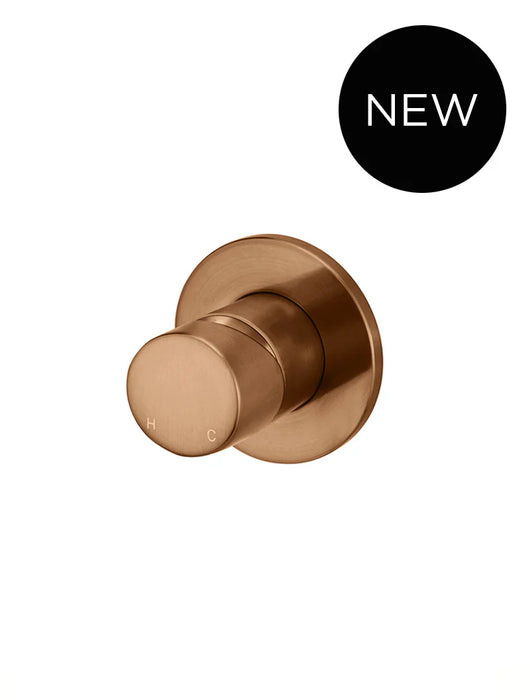 Meir Round Wall Mixer Pinless Handle Trim Kit (In-wall Body Not Included)